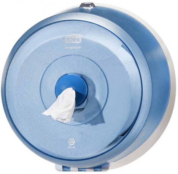 Dispenser Tork SmartOne Mini Toiletpapier Blauw T9